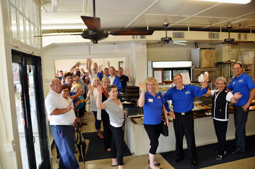 CAHPs gathering for lunch at Matthews Cafeteria
