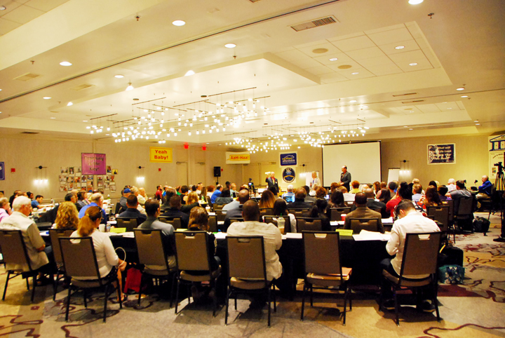 Street Smart Reunion attendees learning together in a conference room